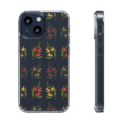 Spring Flower Pattern | Clear iPhone Case / Samsung Case