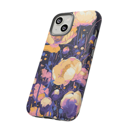 Night Cotton Flowers iPhone Case / Samsung Case