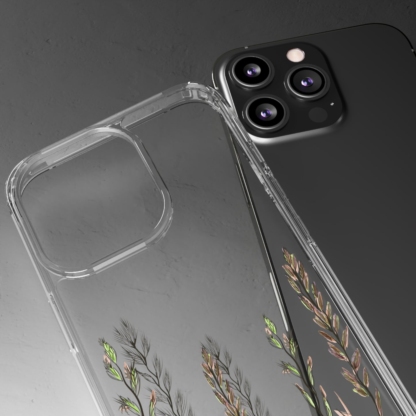 Dried Wildflowers | Clear iPhone Case / Samsung Case