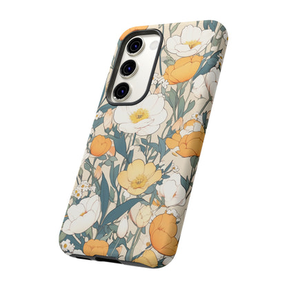 Tall White Flowers iPhone Case / Samsung Case