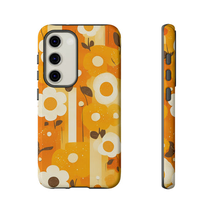 Retro 70s Abstract Flower Patterns iPhone Case / Samsung Case