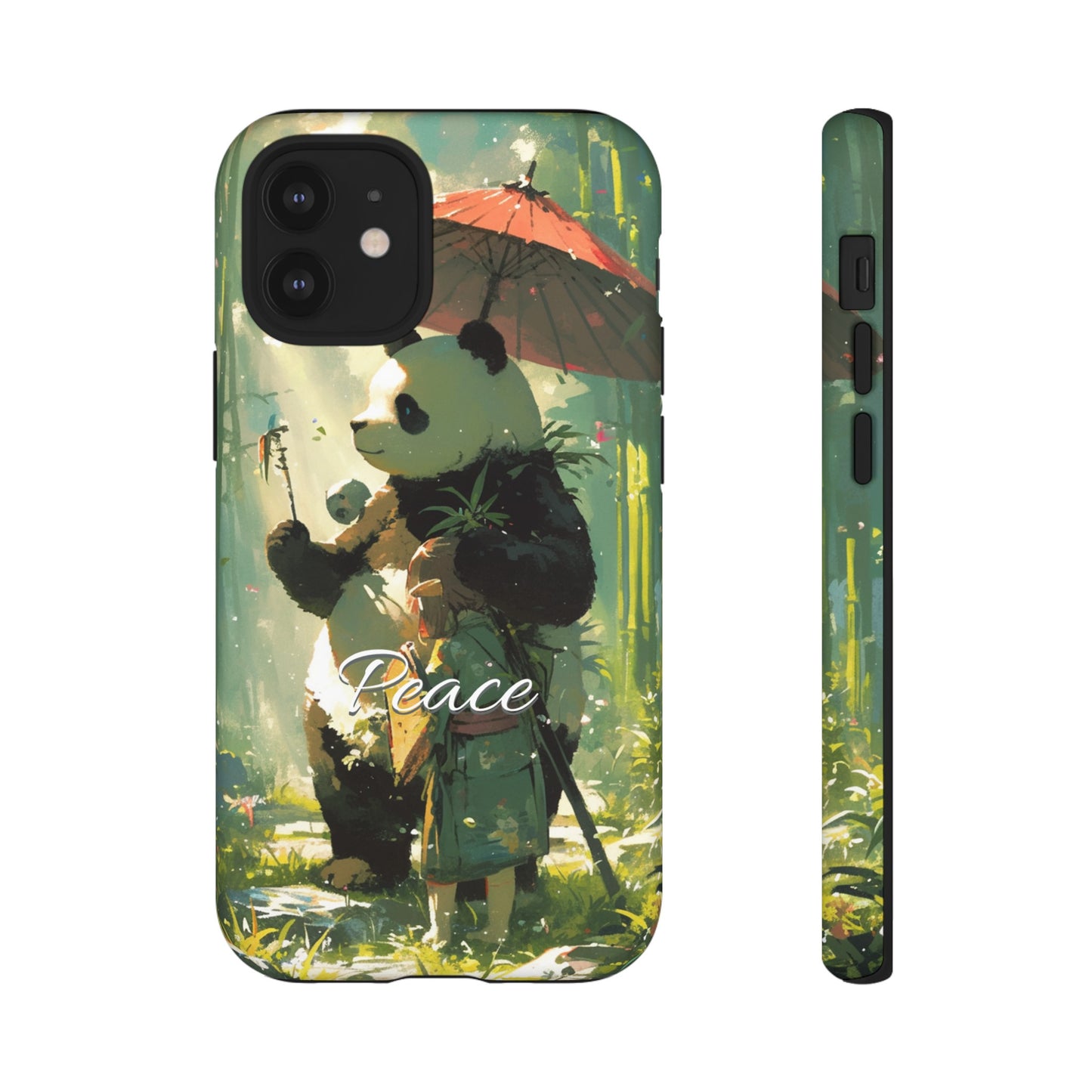 Japanese Aesthetic Vintage Panda iPhone Case / Samsung Case | "Peace"