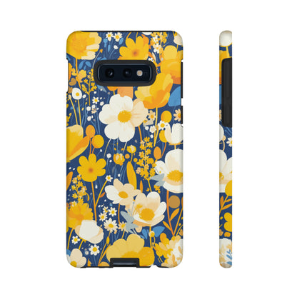 Wildflower Abstract Retro 70s iPhone Case / Samsung Case