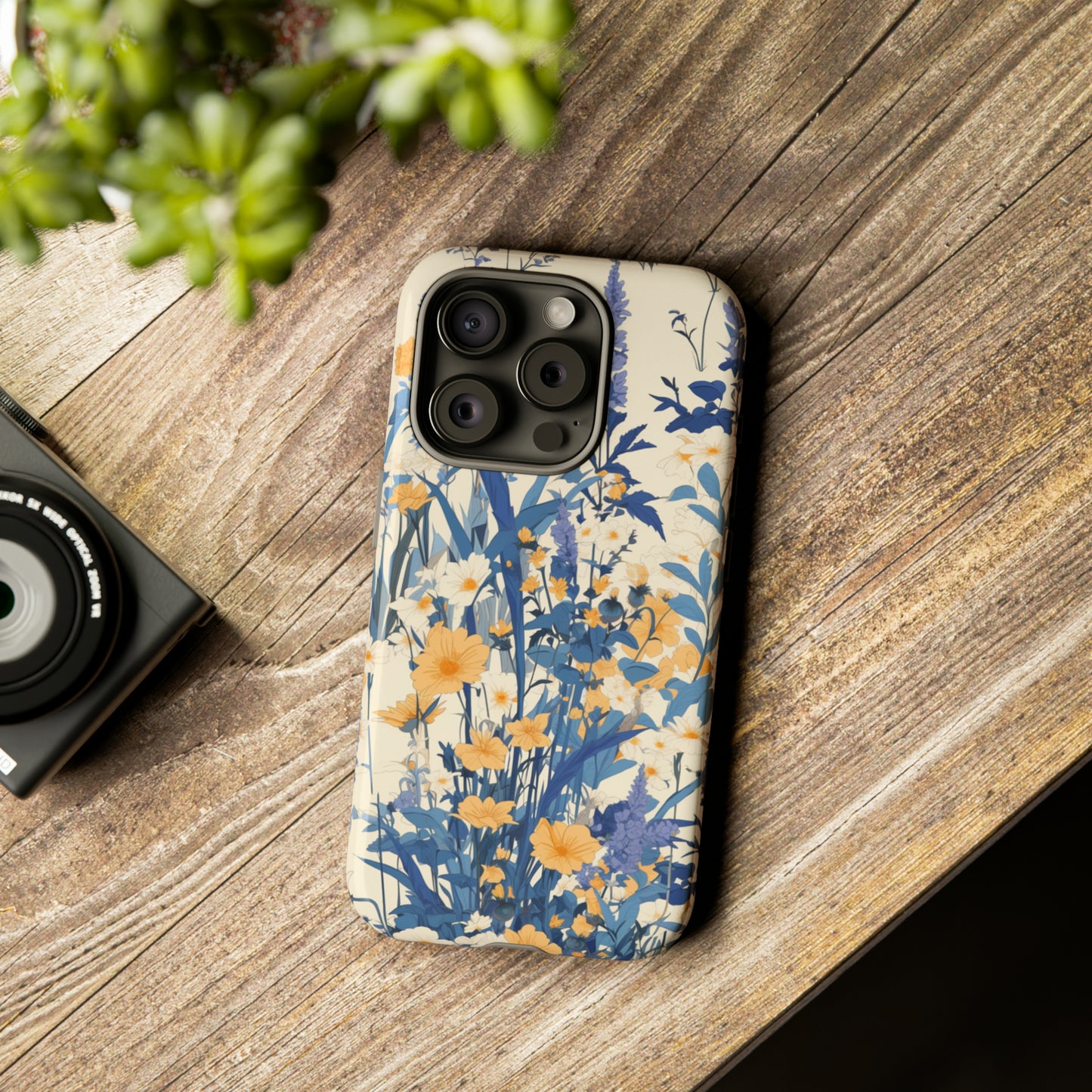 Botanical Phone Case, Boho Floral iPhone Case, Girly Phone Case, Wildflower Phone Case, Aesthetic Phone Case, Spring Vintage Phone Case GIft