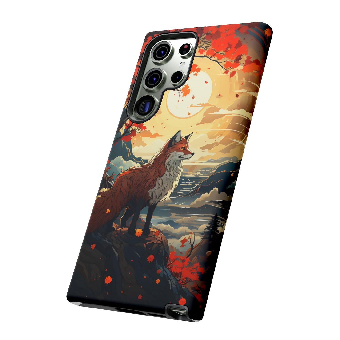 Japanese Wolf Aesthetic Phone Case