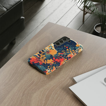 Retro Colorful Floral iPhone Case / Samsung Case