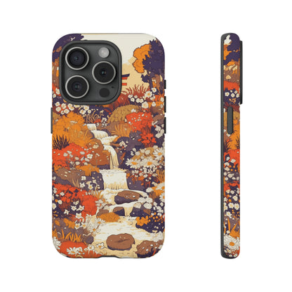 Rising Mountains & Rapid Rivers, Wildflower iPhone Case