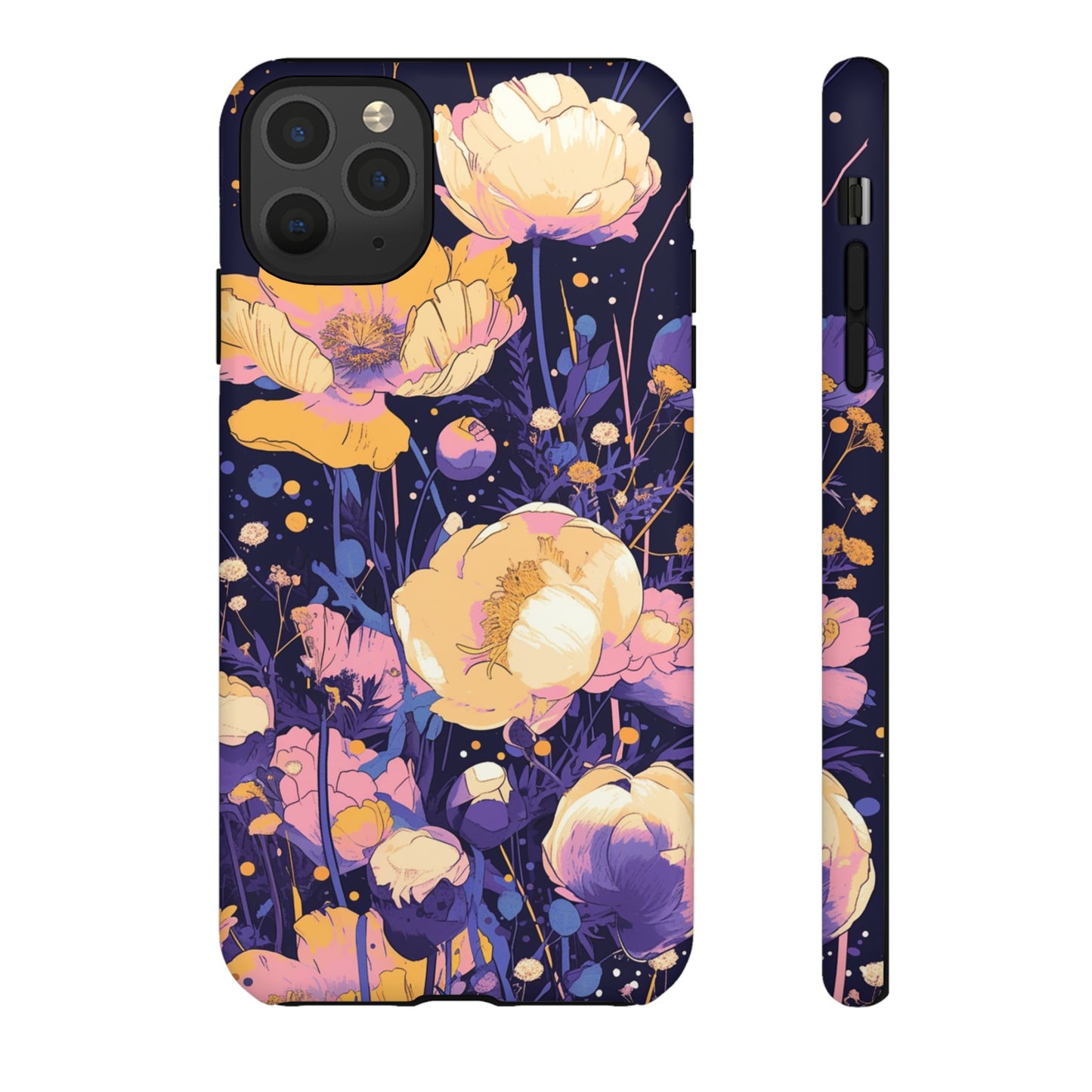 Night Cotton Flowers iPhone Case / Samsung Case