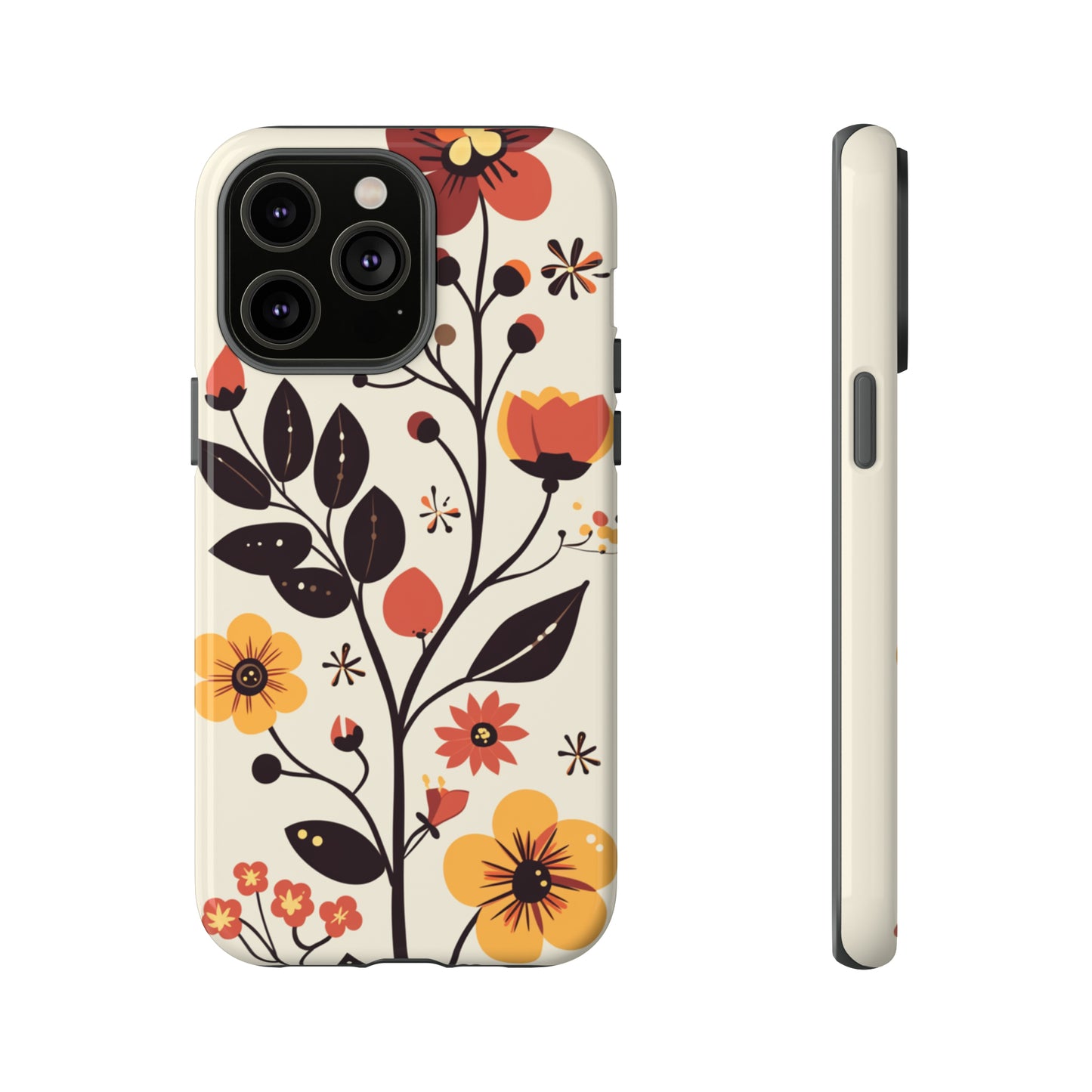 Vector Floral Vines iPhone Case