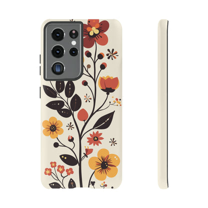 Vector Floral Vines iPhone Case