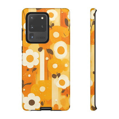 Retro 70s Abstract Flower Patterns iPhone Case / Samsung Case