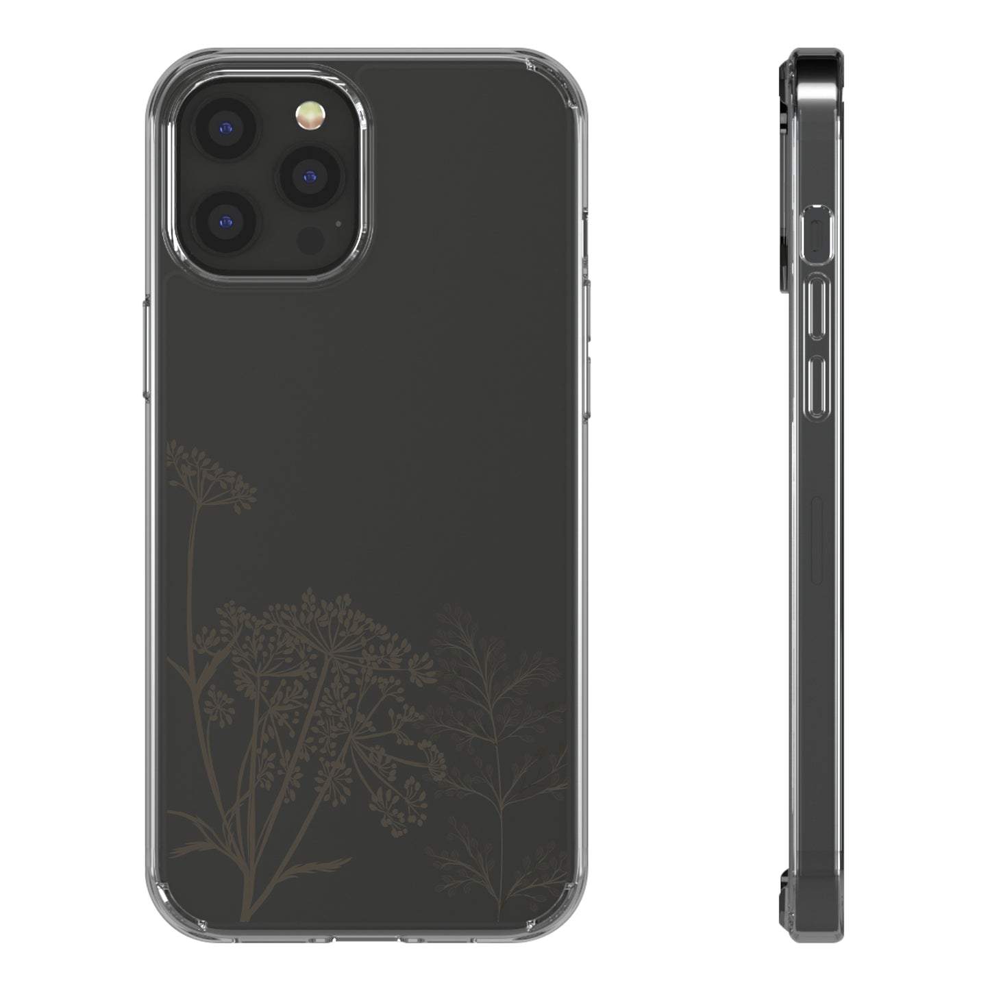 Wildflower Bushes | Clear iPhone Case / Samsung Case