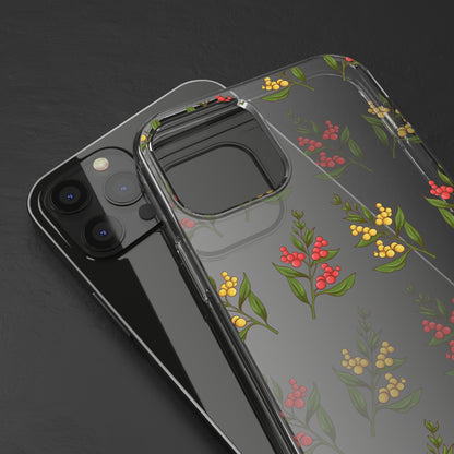 Spring Flower Pattern | Clear iPhone Case / Samsung Case