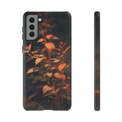 Black Blooms Wildflower iPhone Case