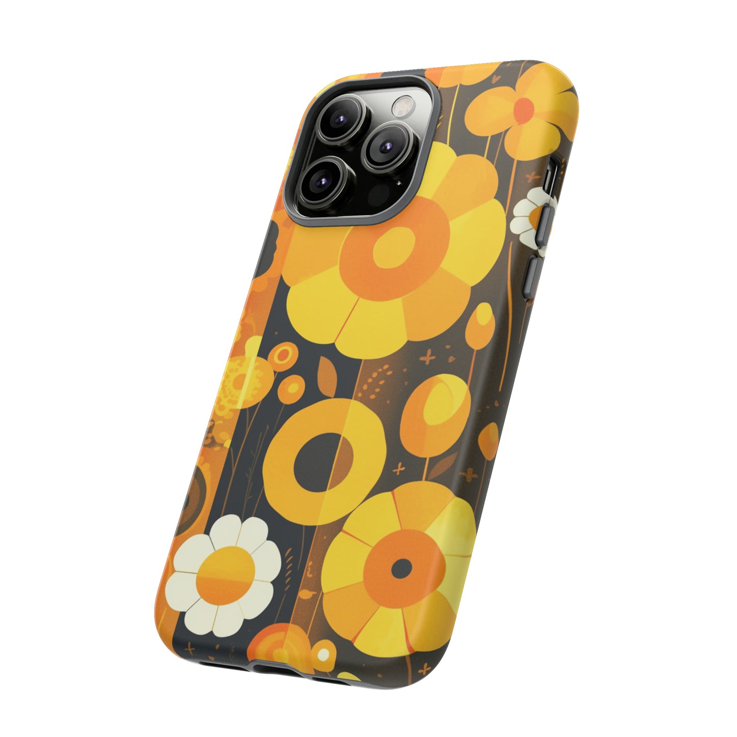 Floral Lines Retro iPhone Case / Samsung Case