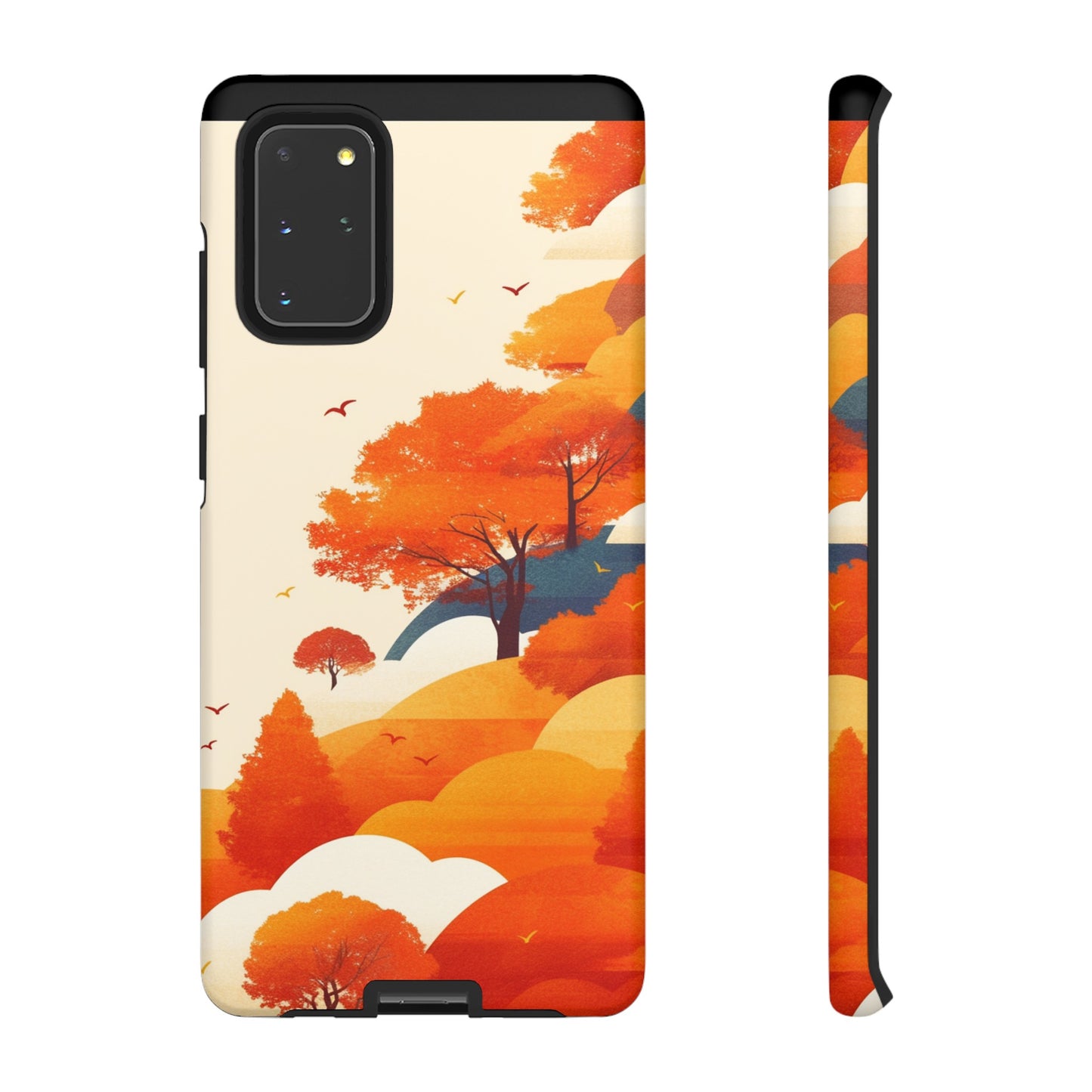 Orange Retro Landscape iPhone Case / Samsung Case