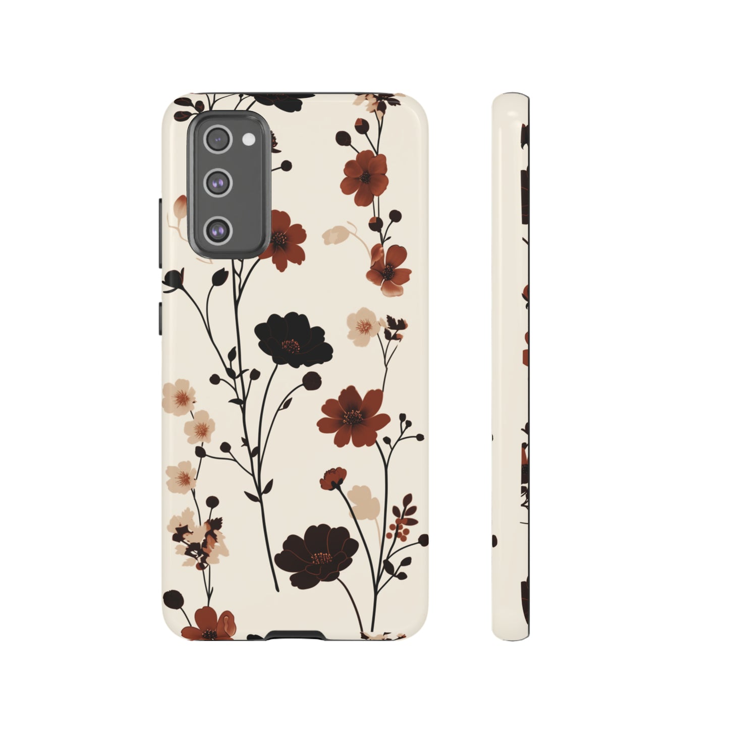 Minimalistic Tall Wildflowers iPhone Case