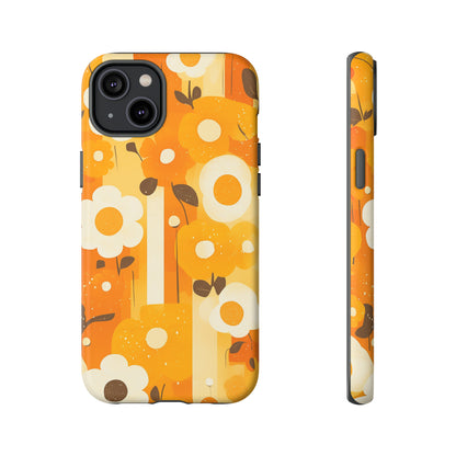 Retro 70s Abstract Flower Patterns iPhone Case / Samsung Case