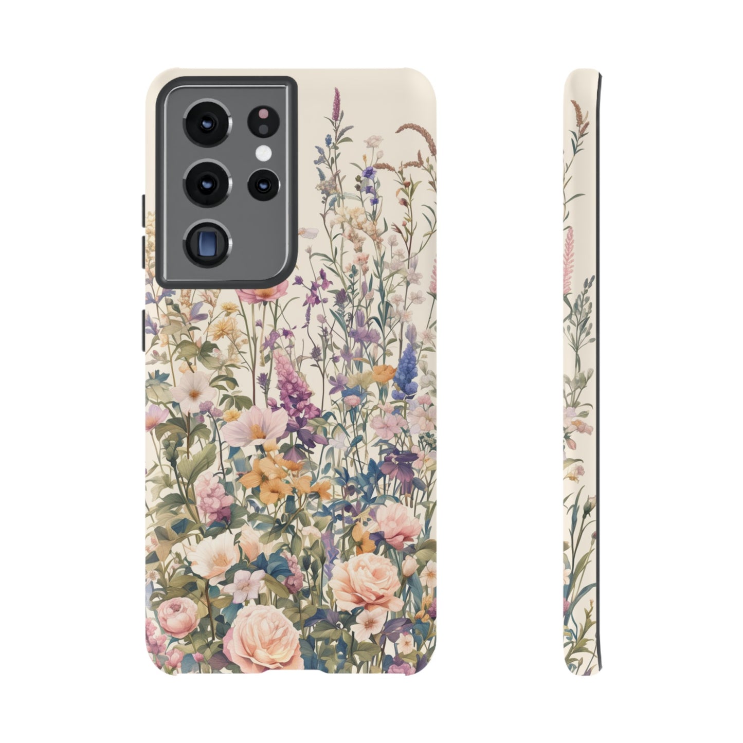 Tall Vintage Wildflowers iPhone Case / Samsung Case