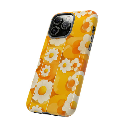 Yellow Floral Pattern Retro iPhone Case / Samsung Case