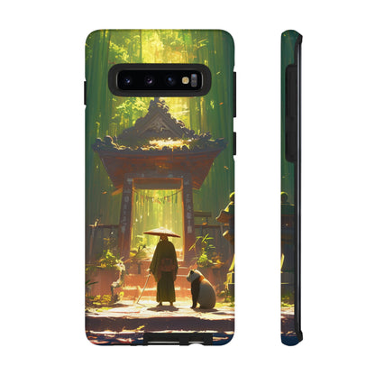 Vintage Japanese PandaTemple Aesthetic iPhone Case, iPhone 15 Pro Max 14 13 12 11 Mini, Samsung Galaxy S23 S22, Google Pixel 7 6 Pro