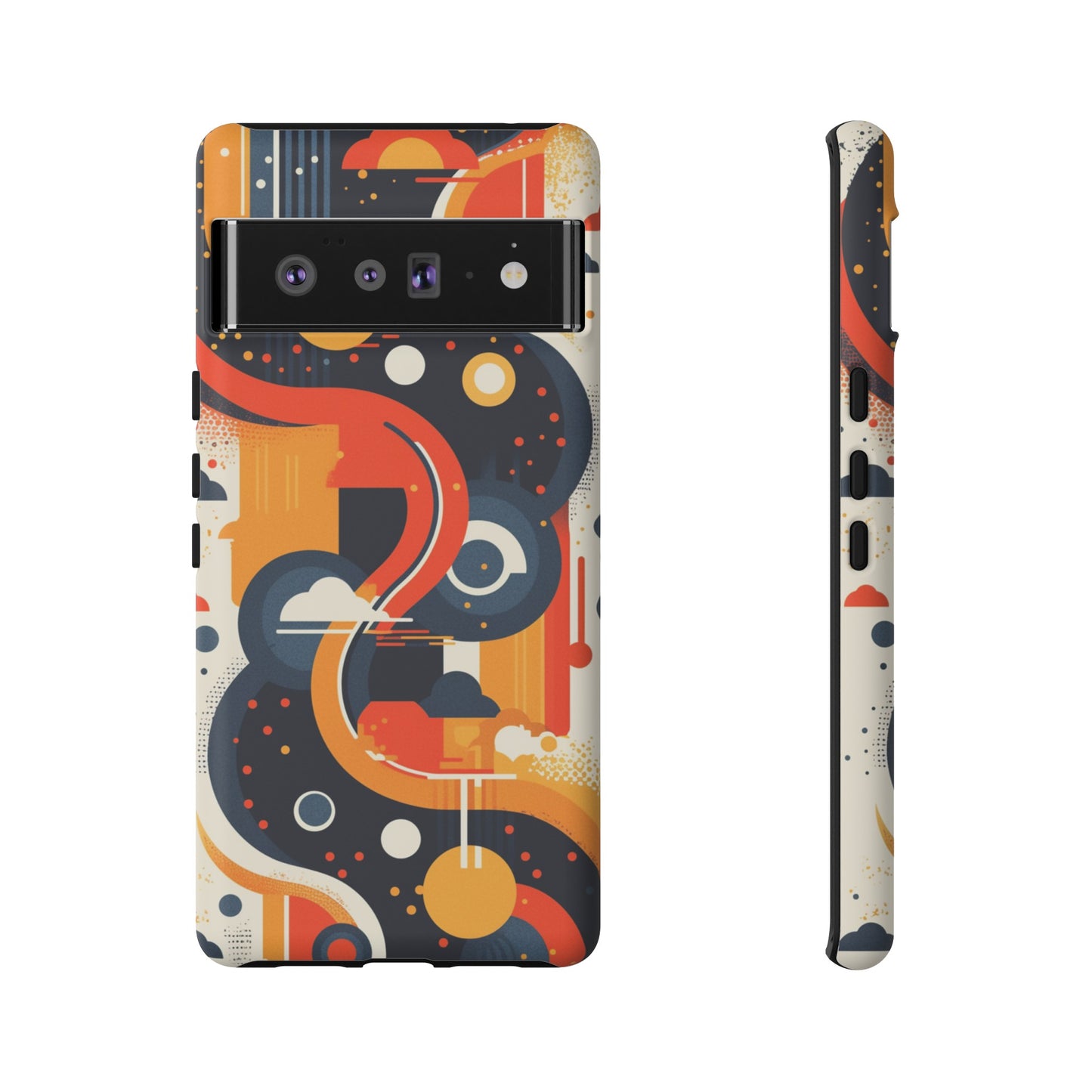 Retro Wandering Roads iPhone Case / Samsung Case