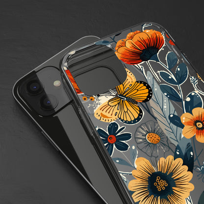 Summer Blooms Whimsical Garden | Clear iPhone Case / Samsung Case