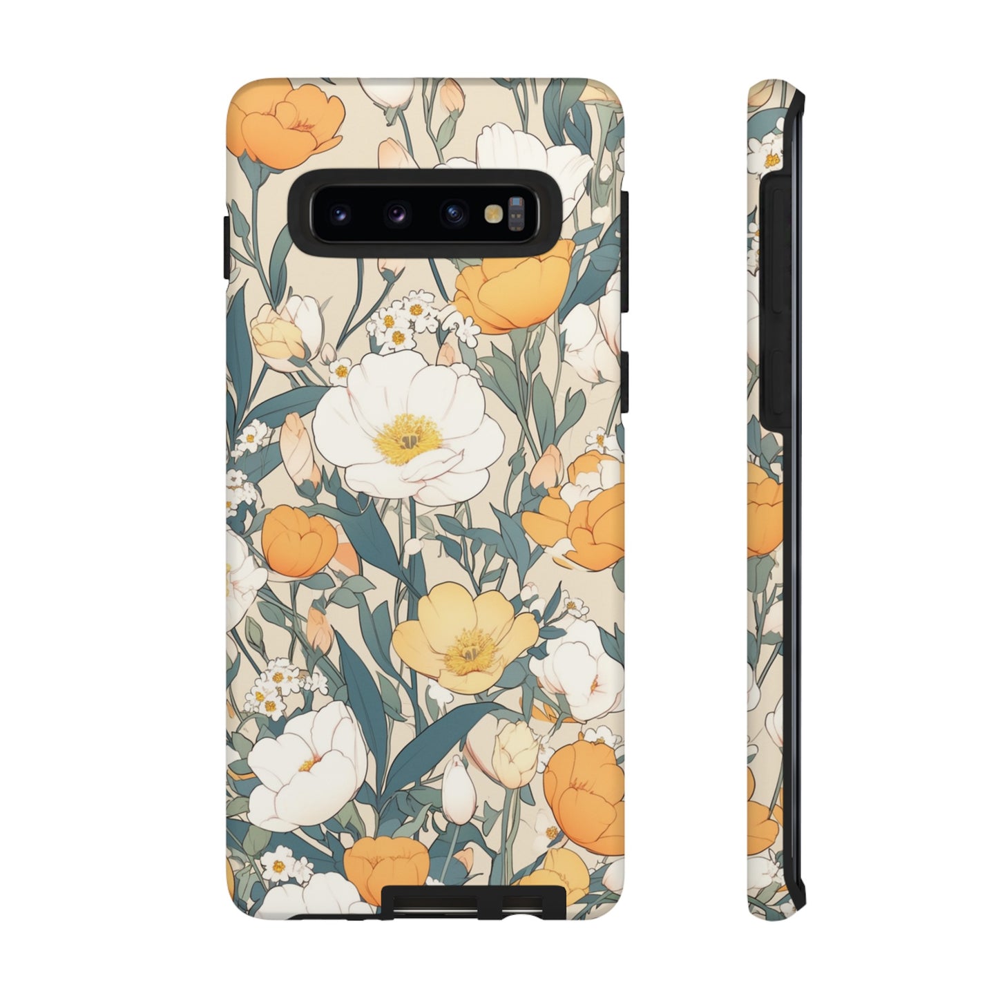 Tall White Flowers iPhone Case / Samsung Case