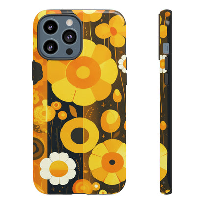 Floral Lines Retro iPhone Case / Samsung Case