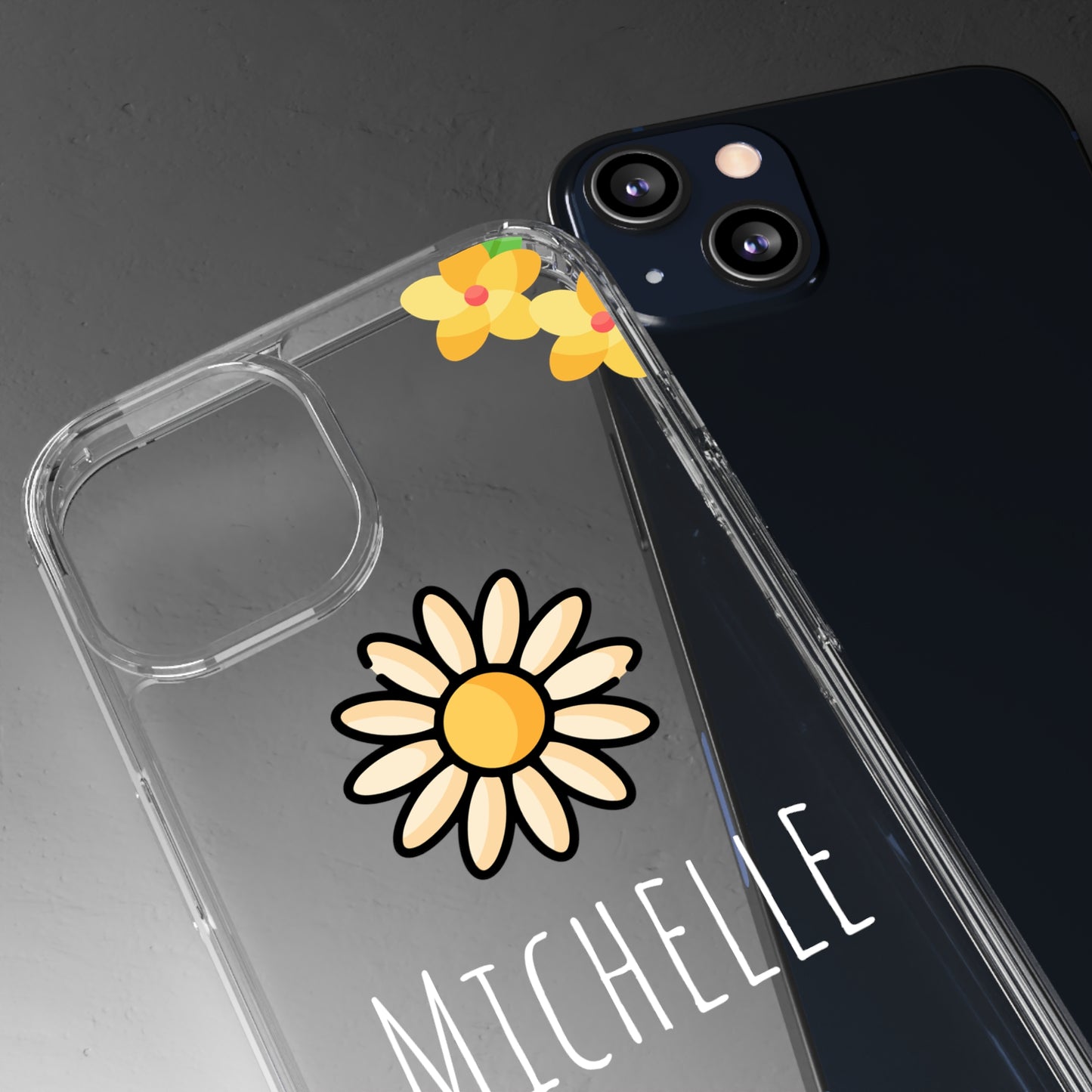 Custom Clear Sunflower | Clear iPhone Case / Samsung Case