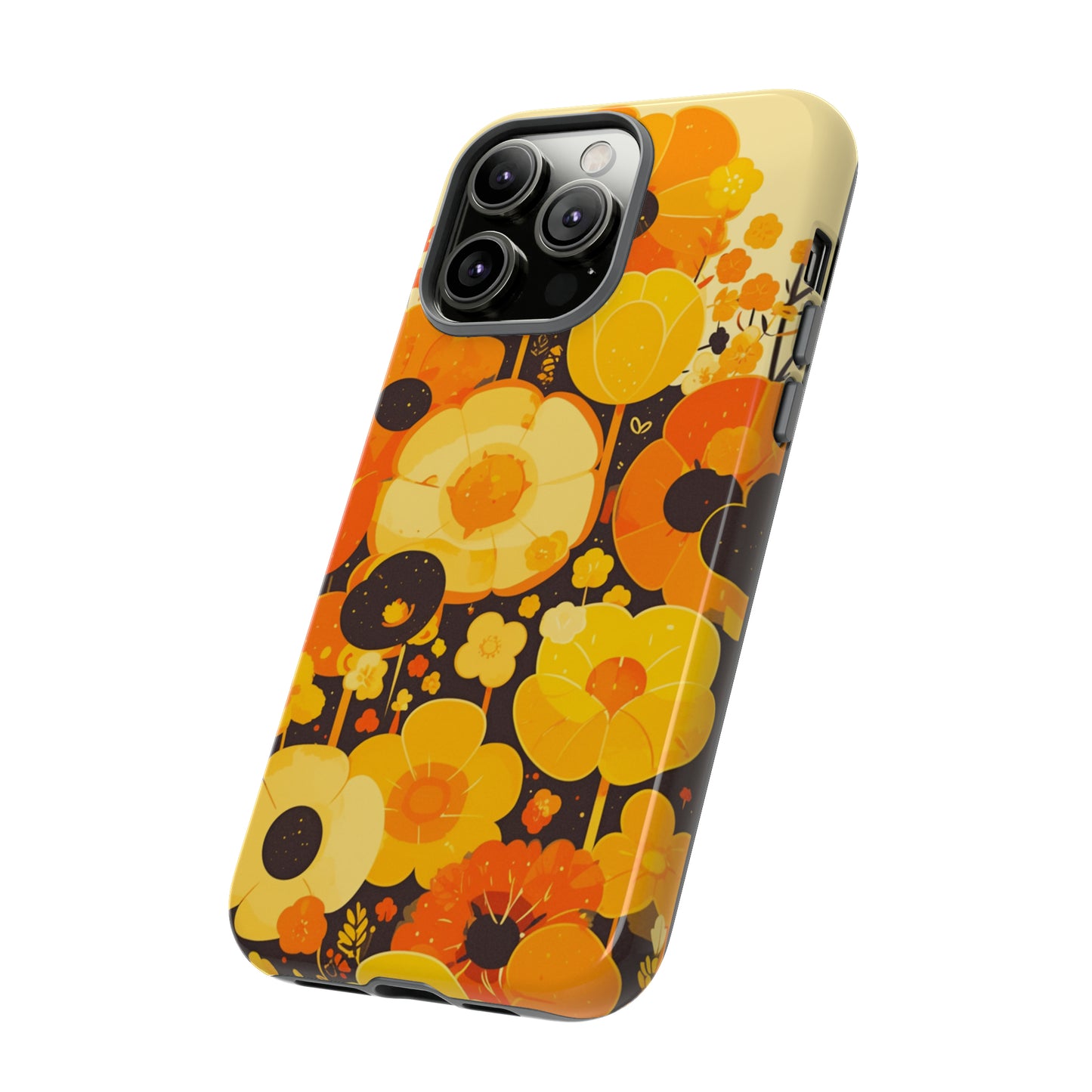 Retro Floral Pattern Illustrations iPhone Case / Samsung Case, Gift for Floral Lovers, Gift for Her