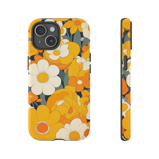 Retro Floral Art iPhone Case / Samsung Case