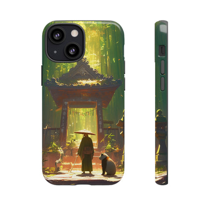 Vintage Japanese PandaTemple Aesthetic iPhone Case, iPhone 15 Pro Max 14 13 12 11 Mini, Samsung Galaxy S23 S22, Google Pixel 7 6 Pro