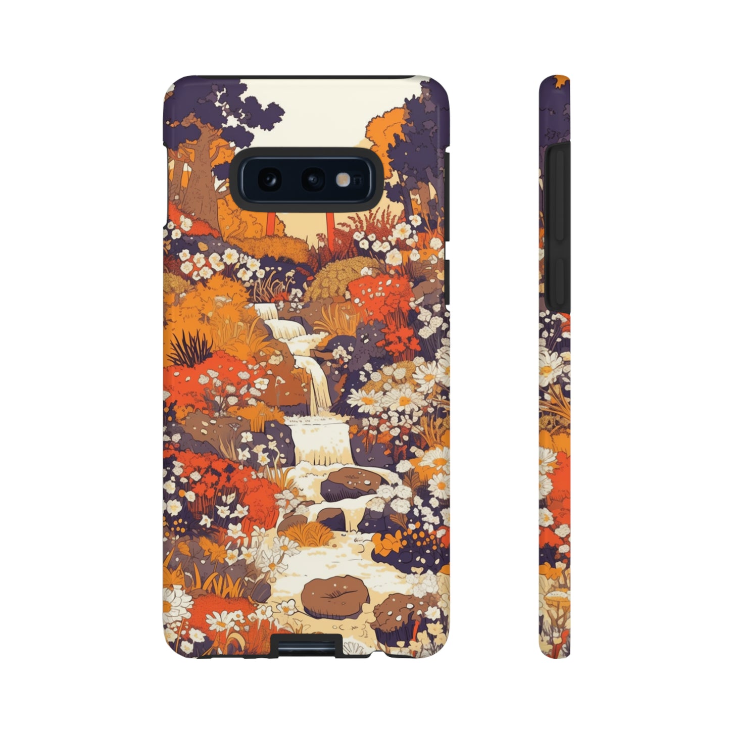 Rising Mountains & Rapid Rivers, Wildflower iPhone Case