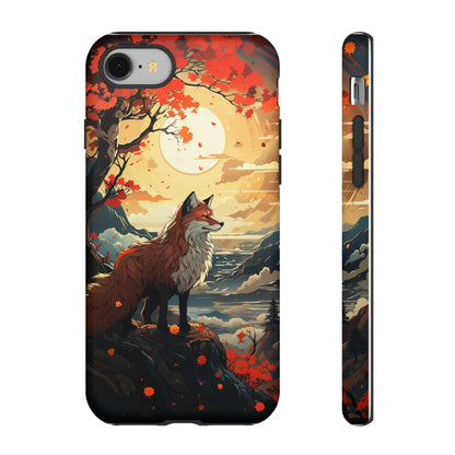 Japanese Wolf Aesthetic Phone Case