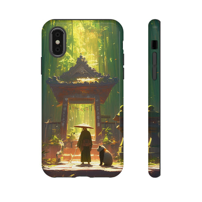 Vintage Japanese PandaTemple Aesthetic iPhone Case, iPhone 15 Pro Max 14 13 12 11 Mini, Samsung Galaxy S23 S22, Google Pixel 7 6 Pro