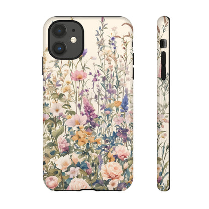 Tall Vintage Wildflowers iPhone Case / Samsung Case