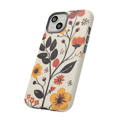 Vector Floral Vines iPhone Case