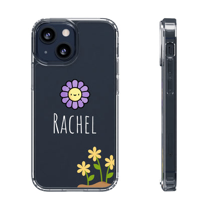 Cute Custom Flower | Clear iPhone Case / Samsung Case