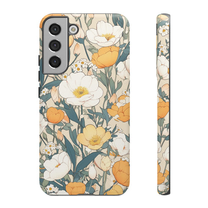 Tall White Flowers iPhone Case / Samsung Case