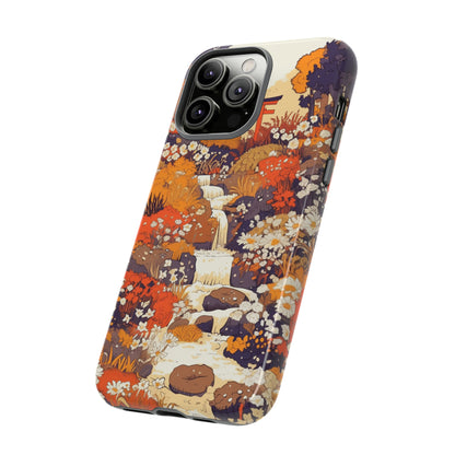 Rising Mountains & Rapid Rivers, Wildflower iPhone Case