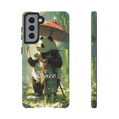 Japanese Aesthetic Vintage Panda iPhone Case / Samsung Case | "Peace"