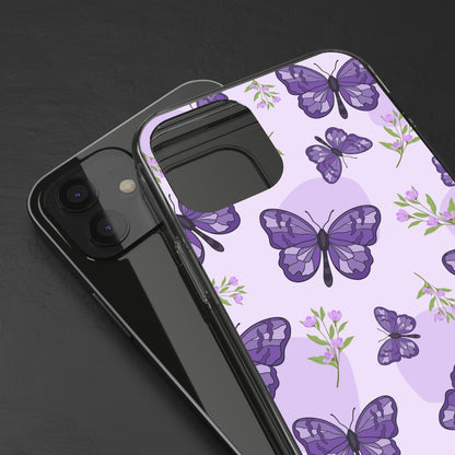 Purple Butterflies | Clear iPhone Case / Samsung Case