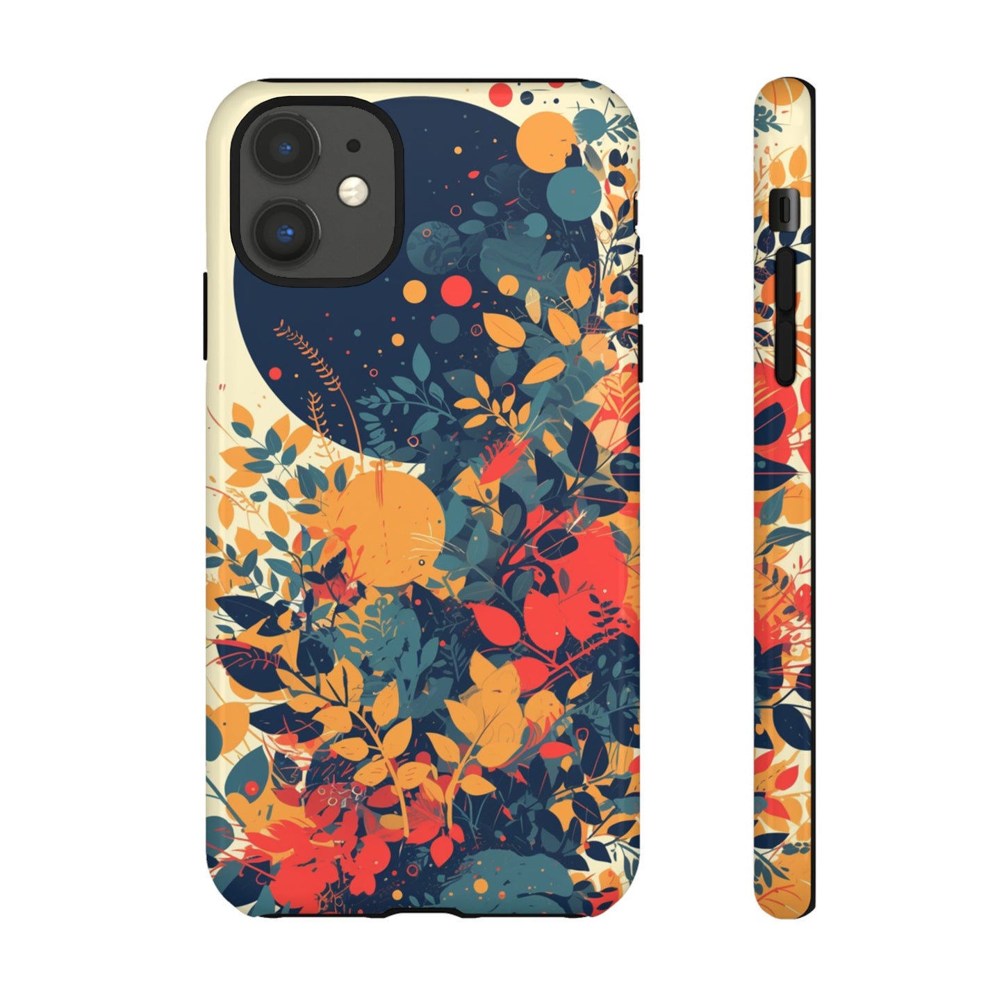 Retro Colorful Floral iPhone Case / Samsung Case