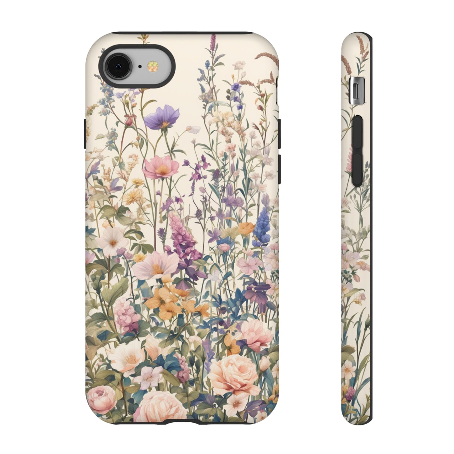 Tall Vintage Wildflowers iPhone Case / Samsung Case