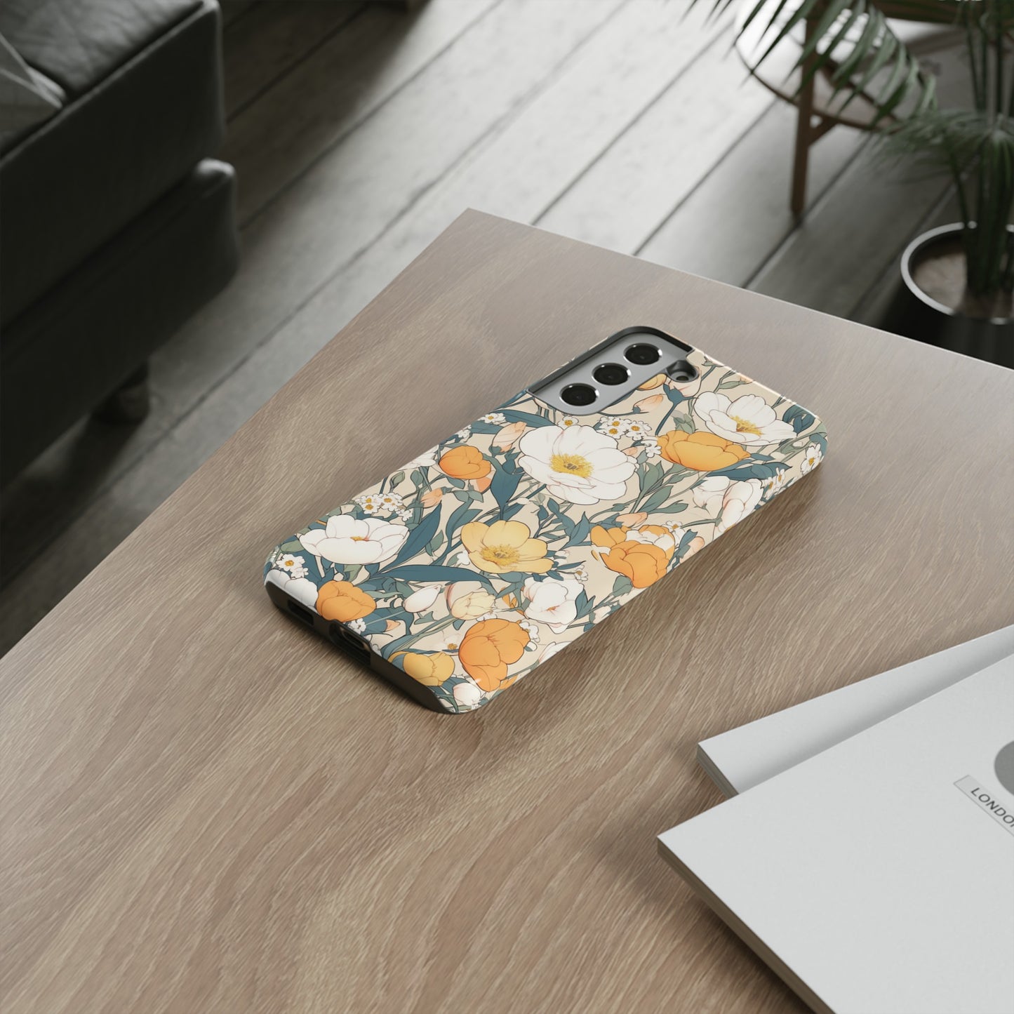 Tall White Flowers iPhone Case / Samsung Case