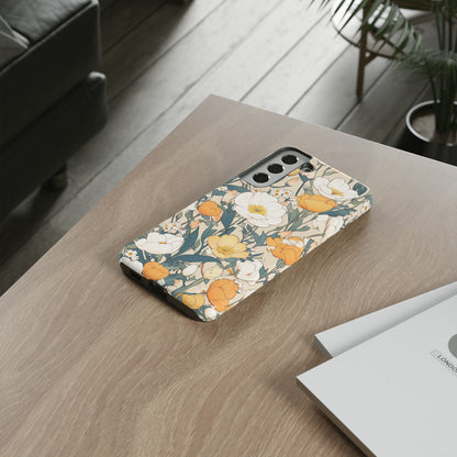 Tall White Flowers iPhone Case / Samsung Case