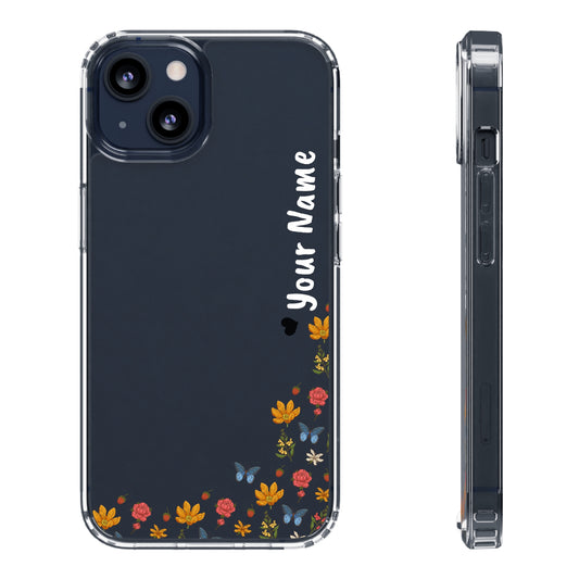 Custom Spring Nature Lovers | Clear iPhone Case / Samsung Case