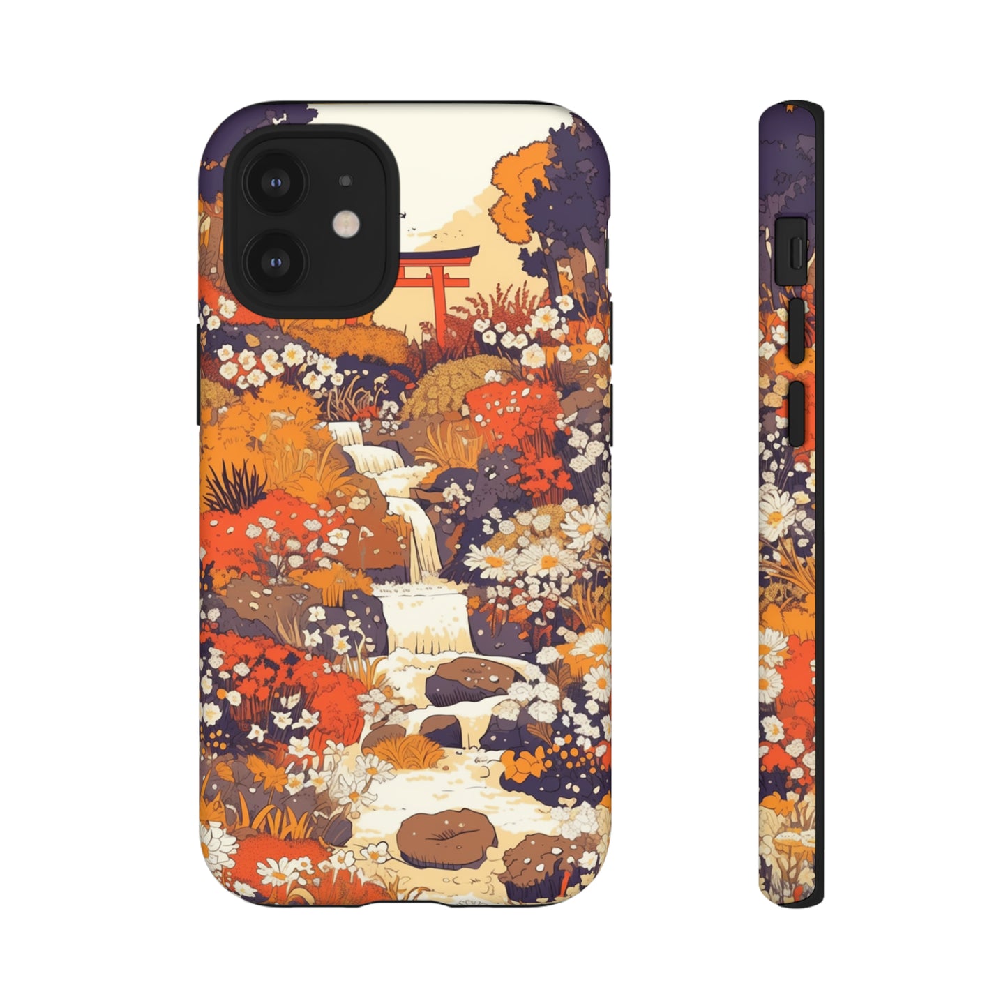 Rising Mountains & Rapid Rivers, Wildflower iPhone Case