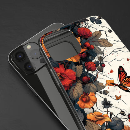 Dark Fall Butterfly Aesthetic | Clear iPhone Case / Samsung Case